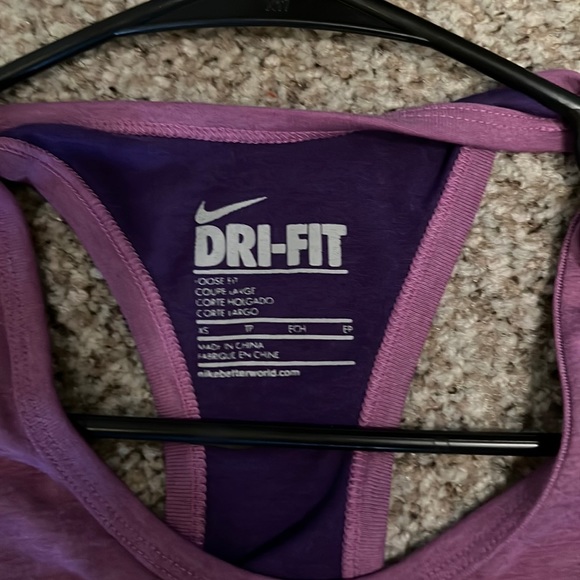 purple nike dri-fit tank top - Picture 2 of 3